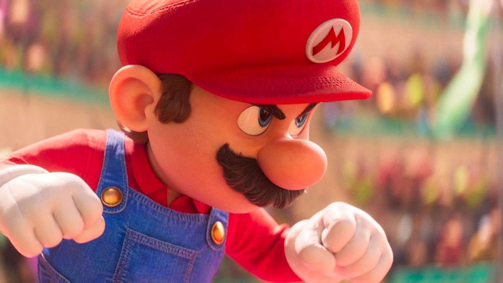 Chris Pratt as Mario in The Super Mario Bros Movie