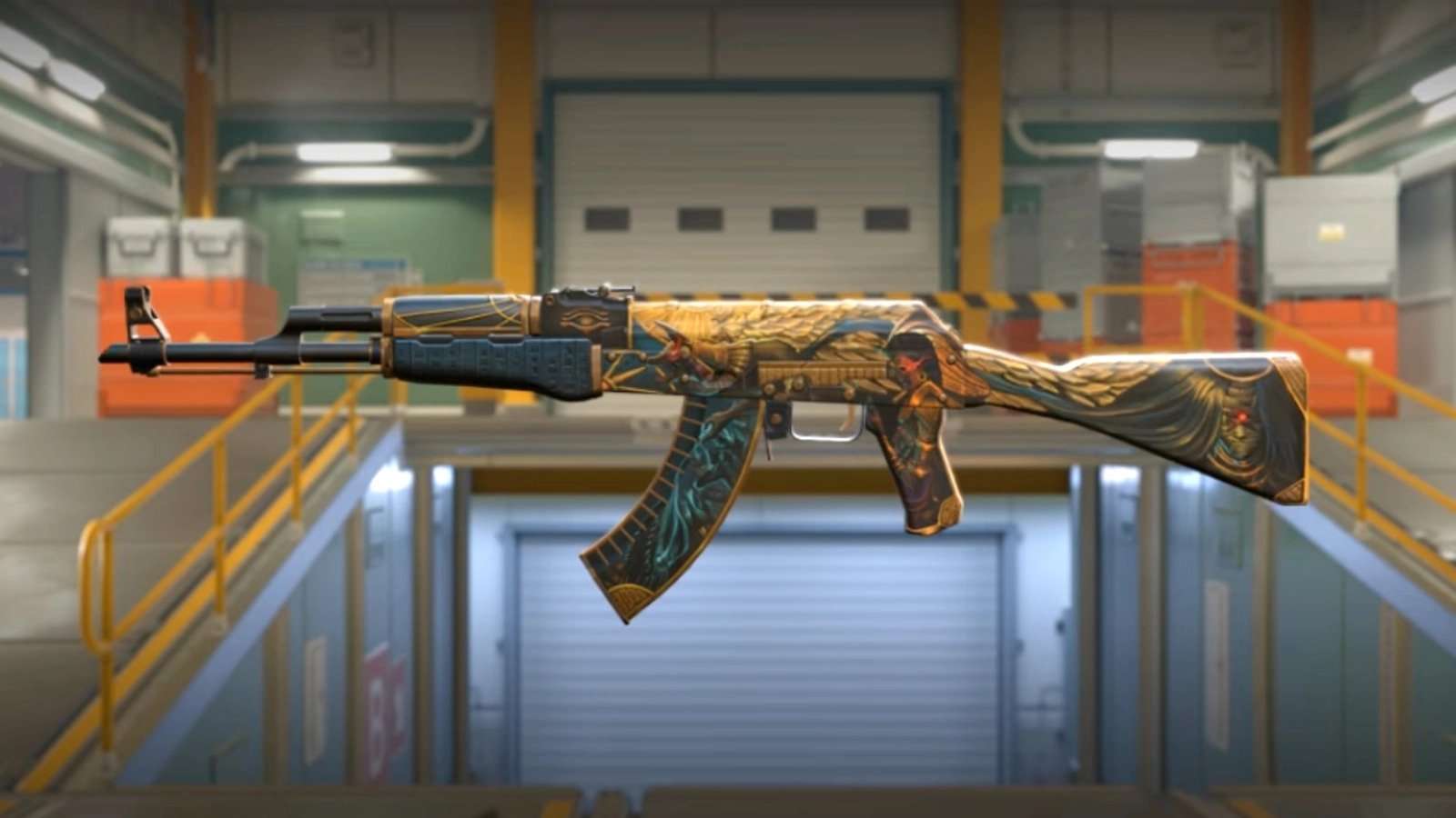 A AK47 skin in Counter Strike 2