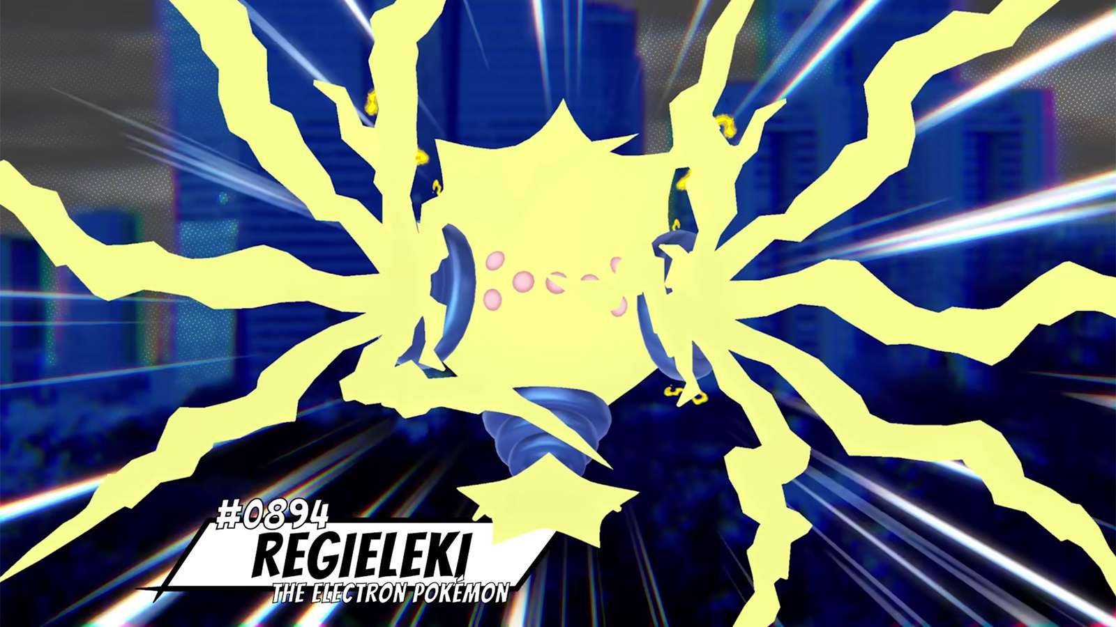 Regieleki appearing in an Elite Raid in Pokemon GO