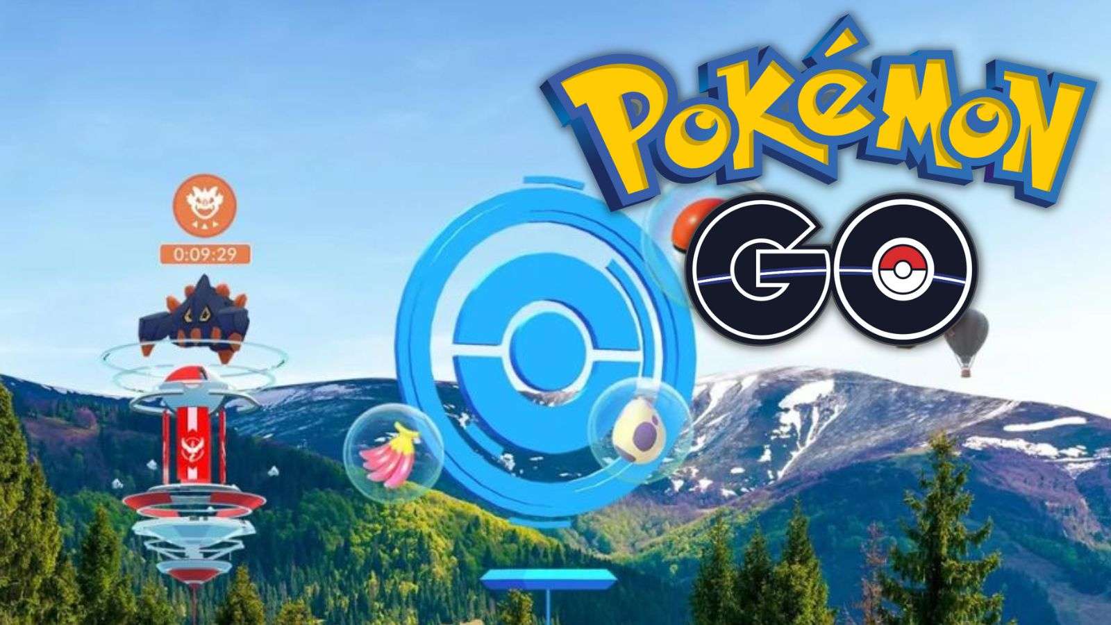 pokemon go pokestop with logo header