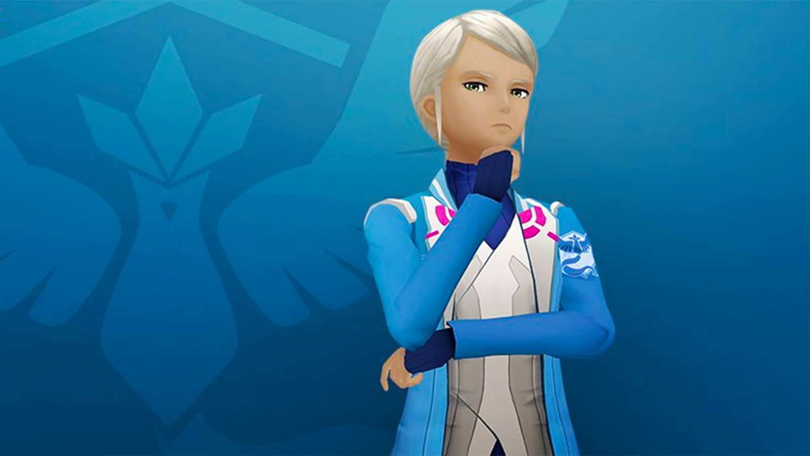 Blanche appearing in the A Mystic Hero Special Research quest in Pokemon Go