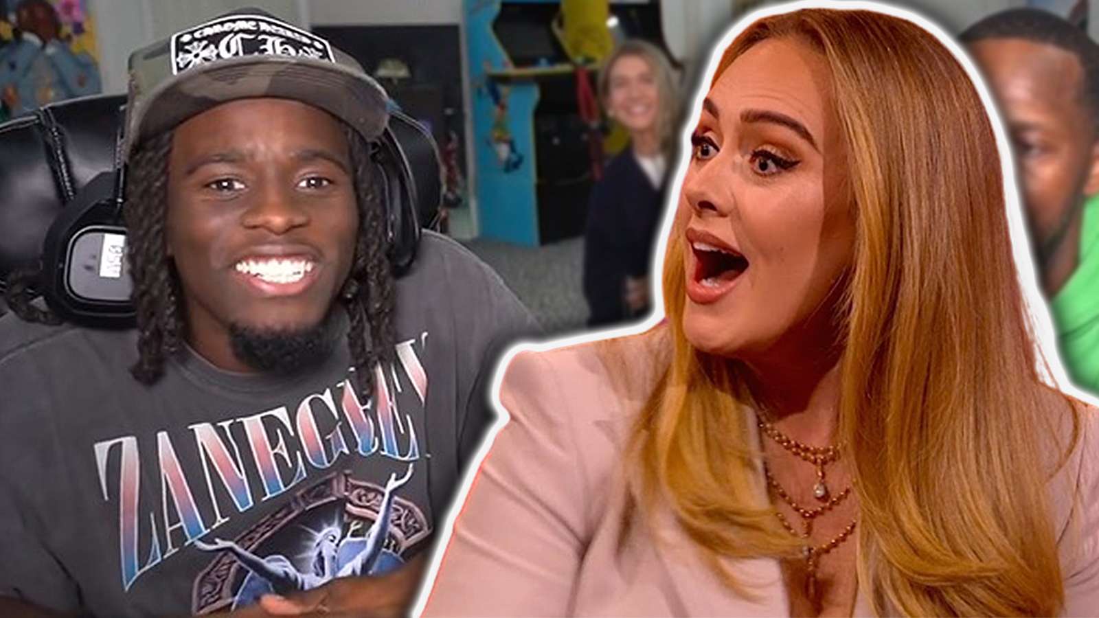 Kai Cenat meets Adele in Twitch stream with Rich Paul 2
