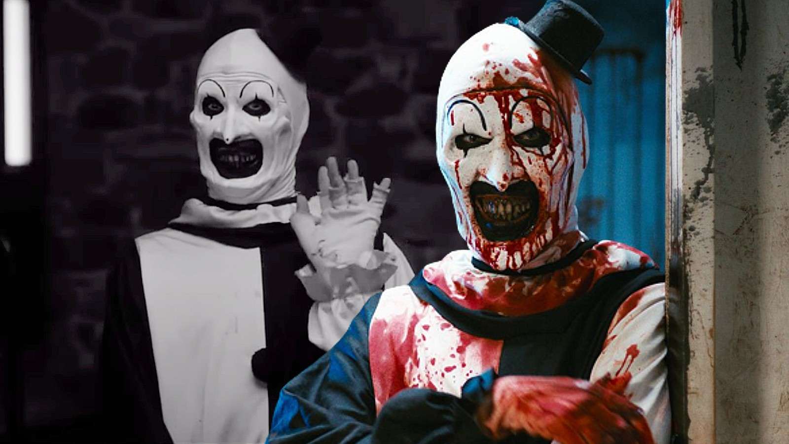 Art the Clown in Bupkis and Terrifier 2