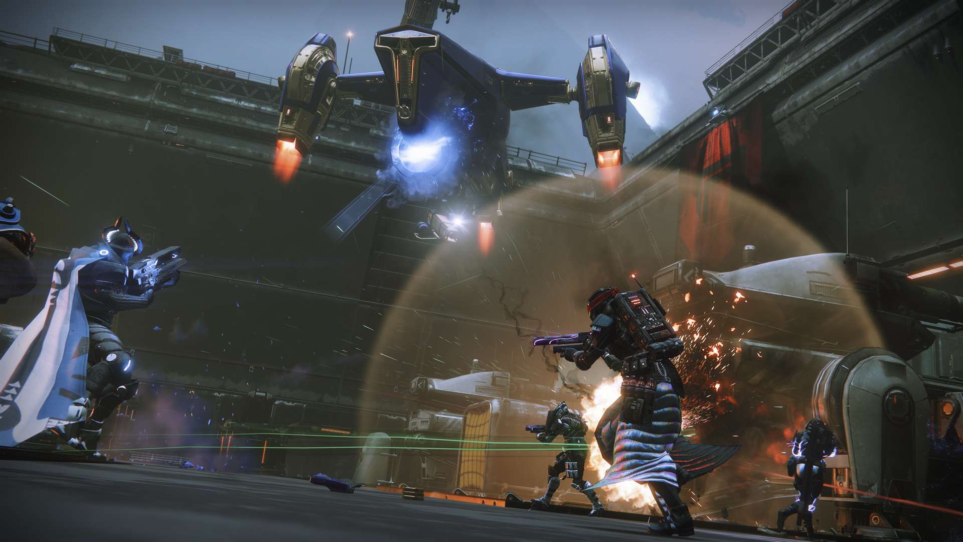 Destiny 2 Arms Dealer Strike revamped, Thresher attacking Guardian