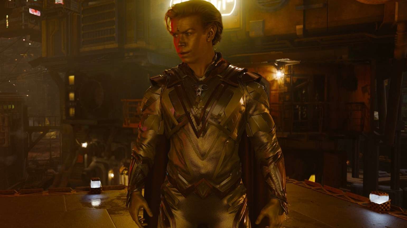 Will Poulter as Adam Warlock in Guardians of the Galaxy Vol 3.
