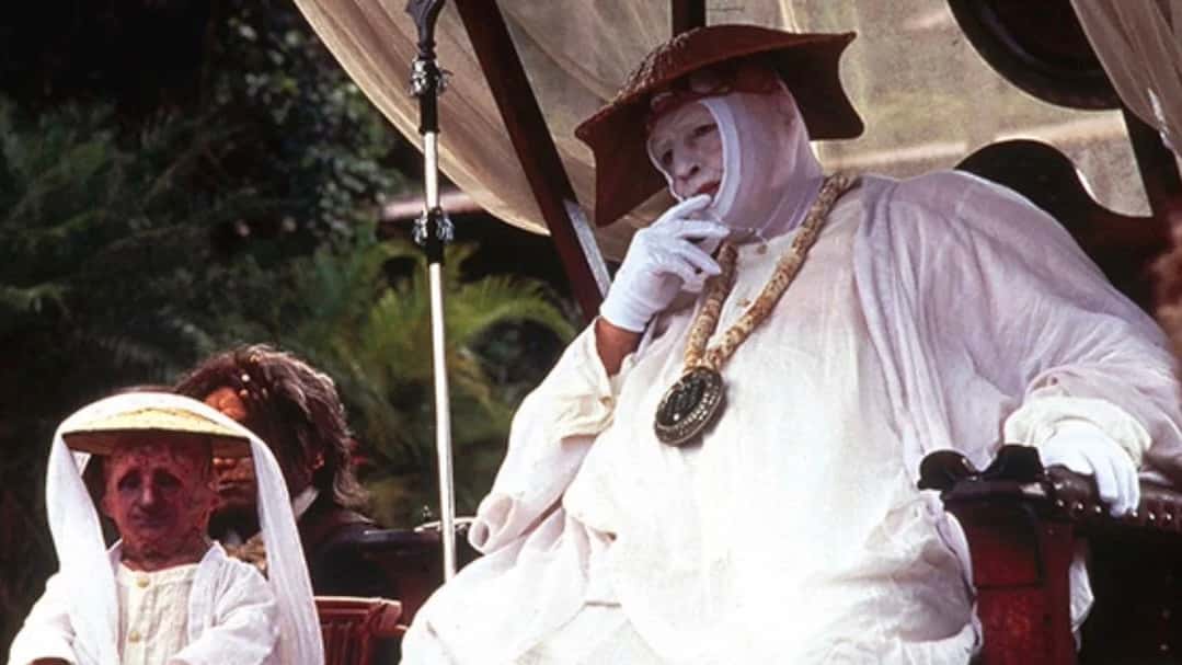 Marlon Brando in The Island of Doctor Moreau.