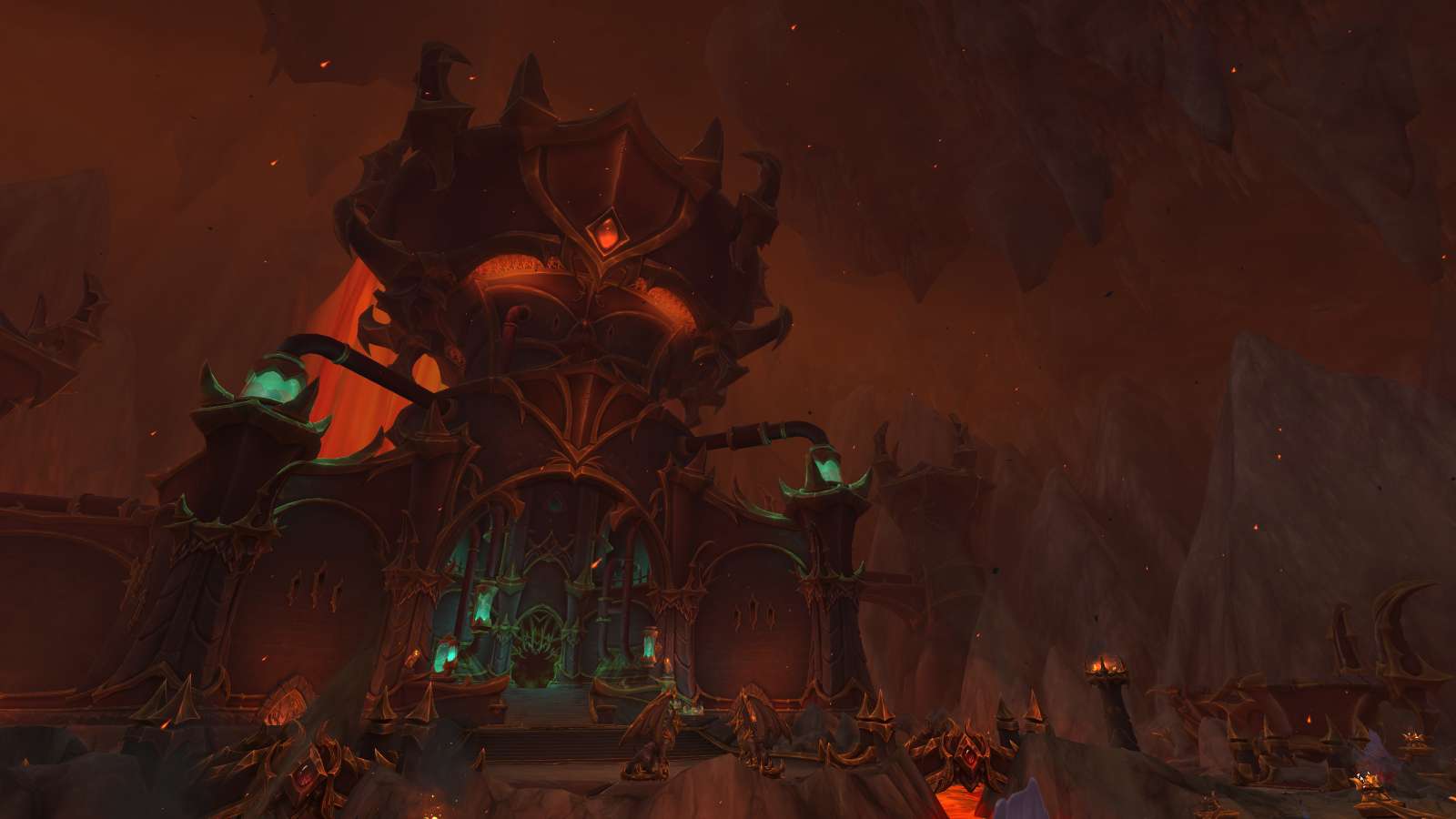 World of Warcraft's LFR Aberrus Raid Environment