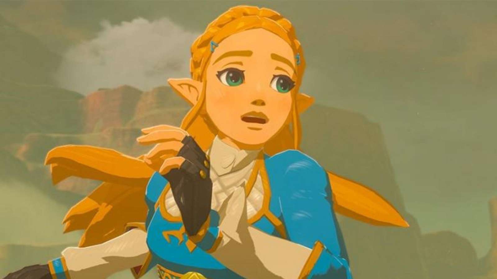 Princess Zelda shocked