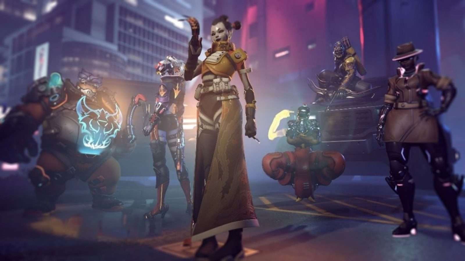 6 overwatch 2 characters together