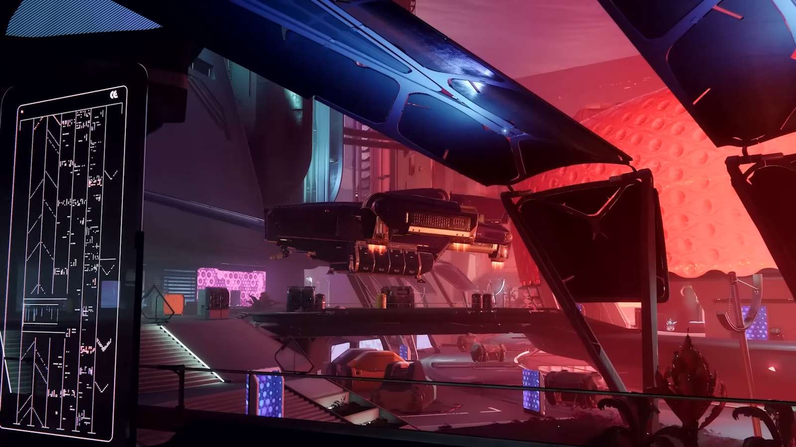 Neomuna city as seen in Destiny 2 Neptune reveal trailer.