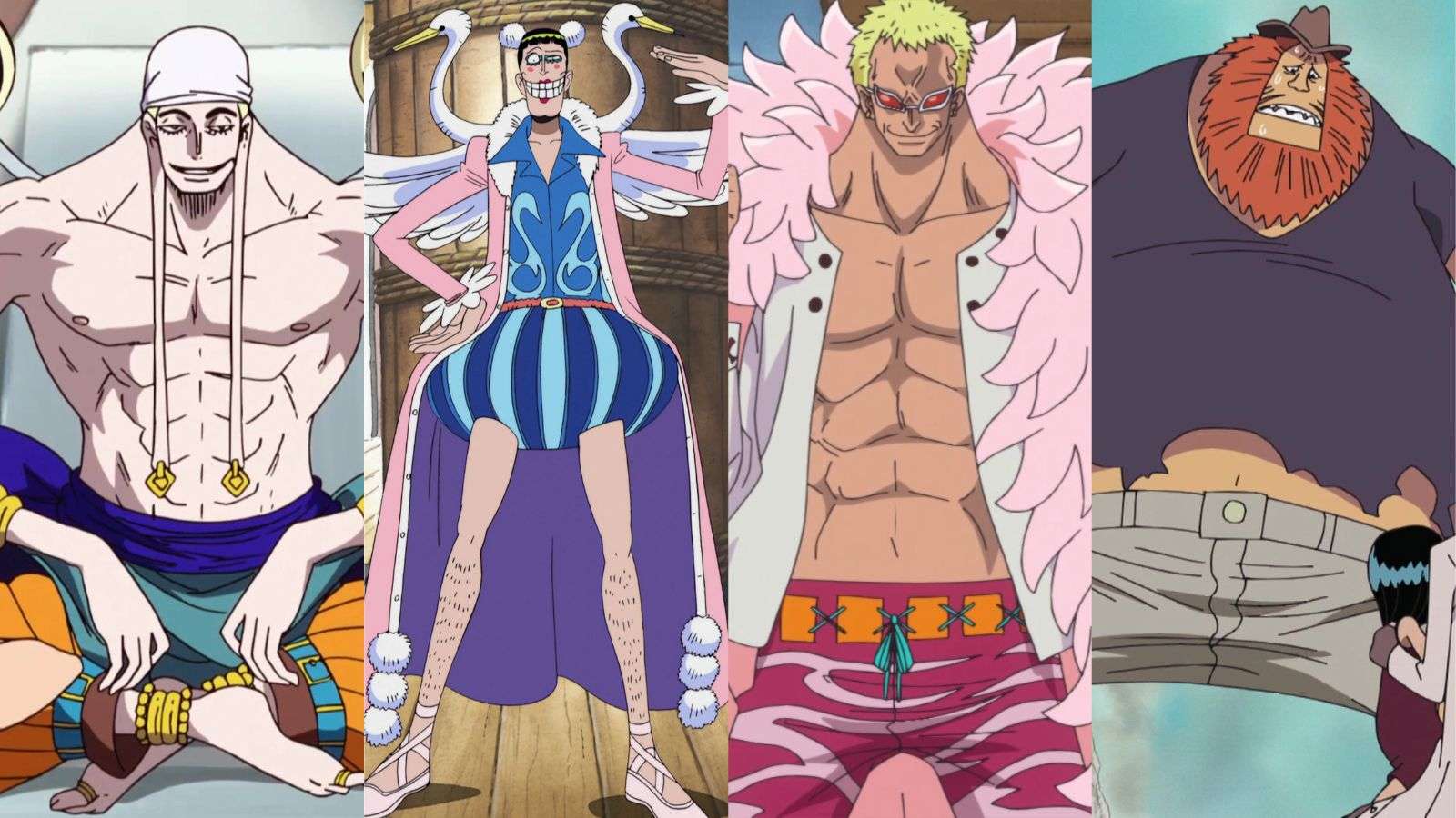 An image featuring One Piece characters