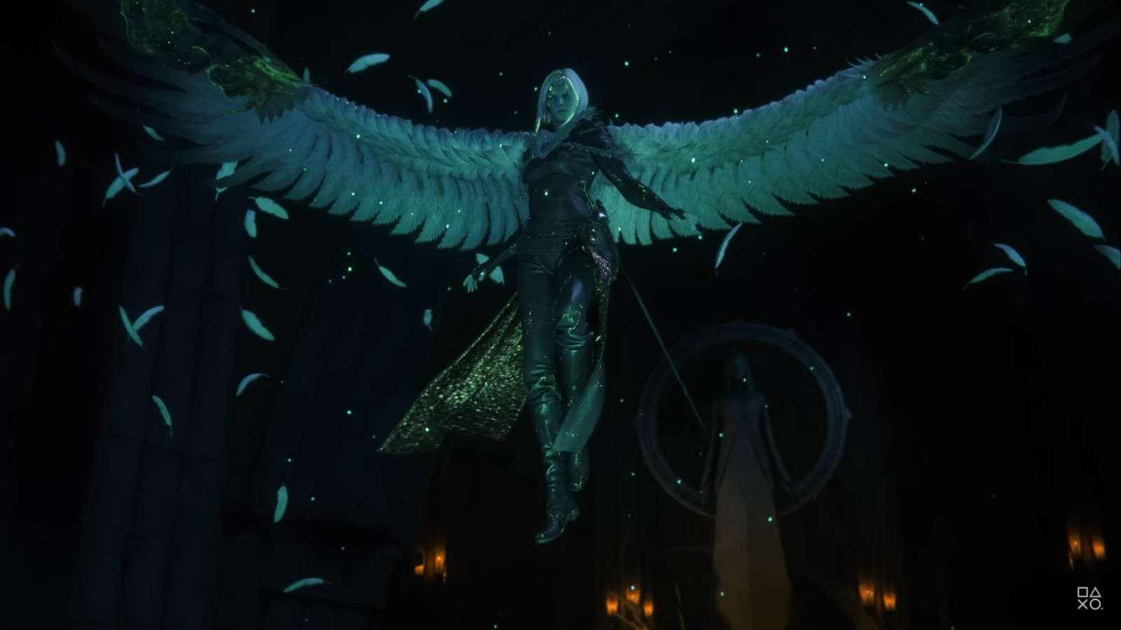 A screenshot of Benedikta from Final Fantasy XVI
