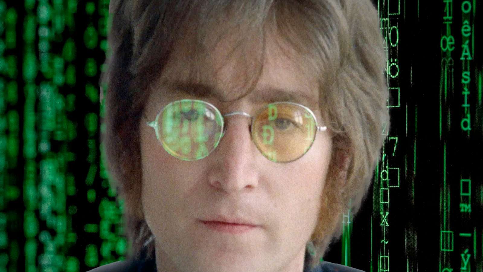 John Lennon of the Beatles in the Matrix