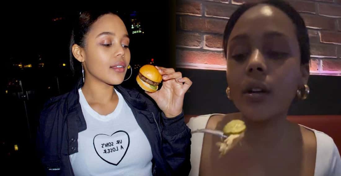 Influencer has allegedly been shamed by a server for using cutlery to eat her burger