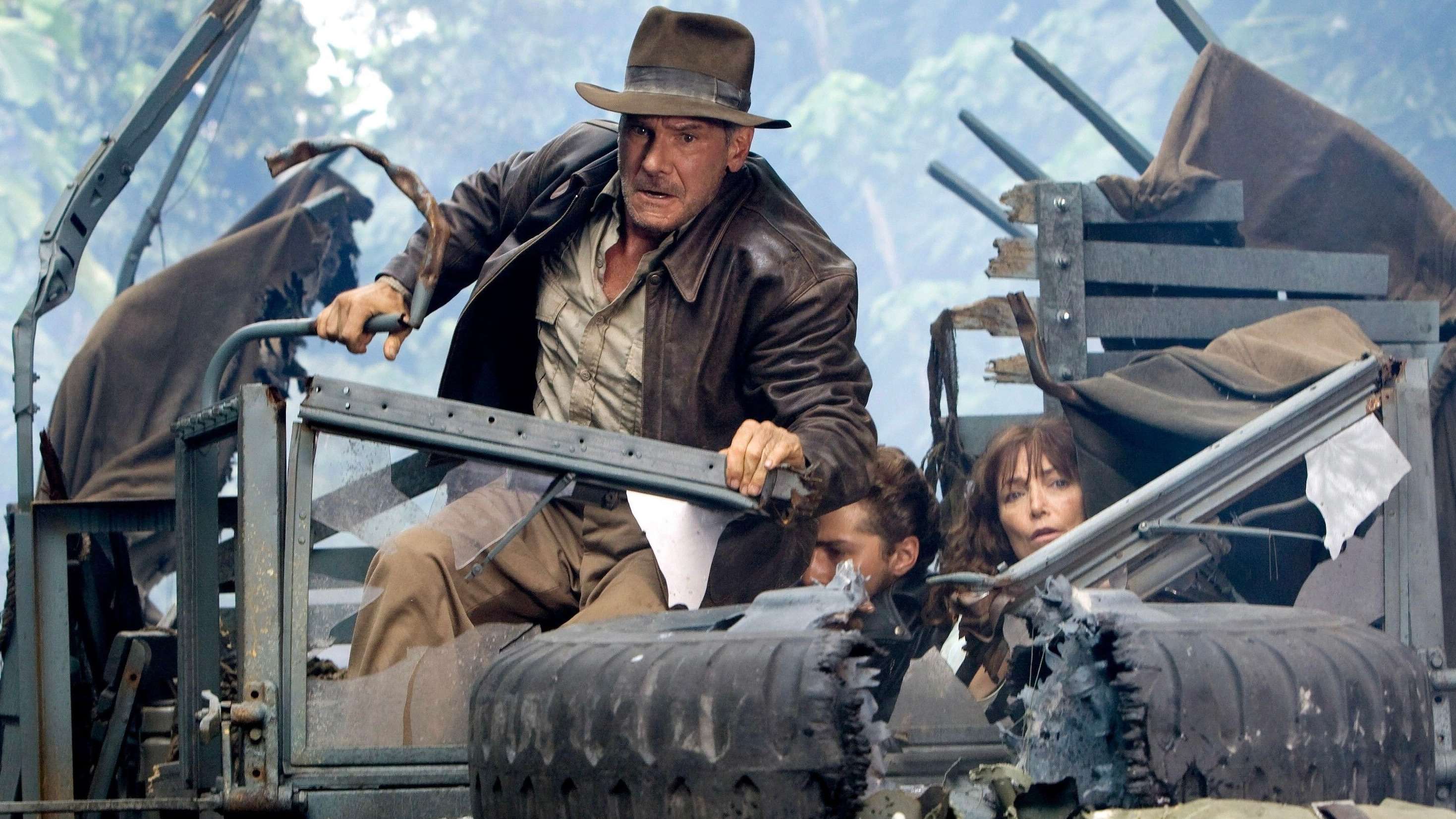 Harrison Ford in Indiana Jones and the Kingdom of the Crystal Skull.