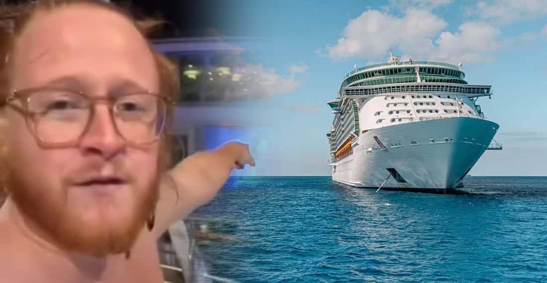 TikToker lives like a king after somehow being only guest on a cruise ship