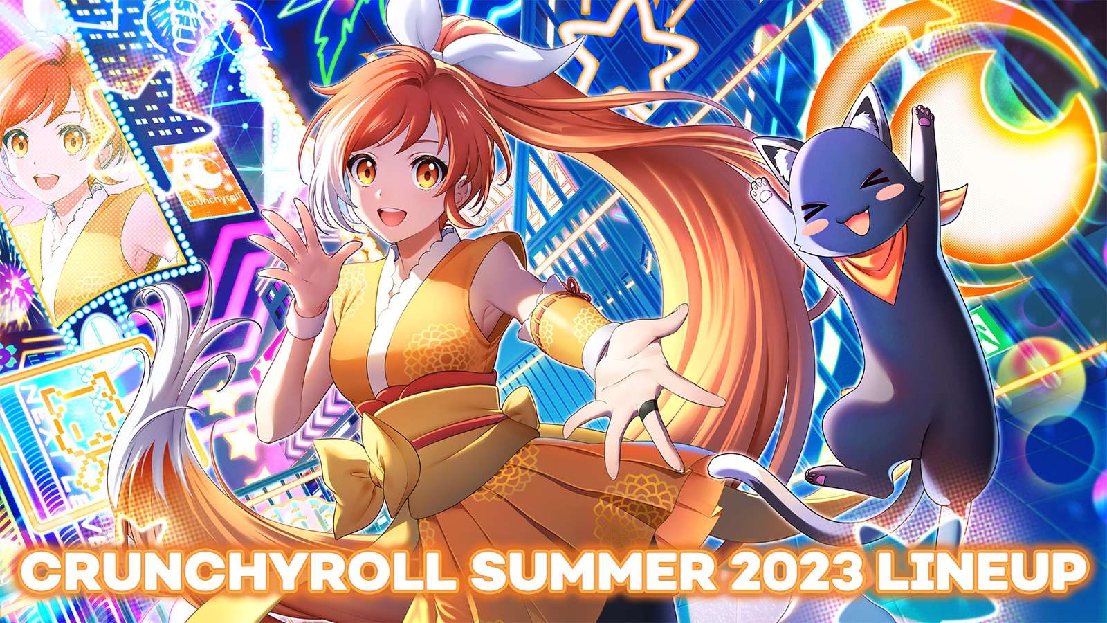 Crunchyroll summer 2023 anime schedule poster