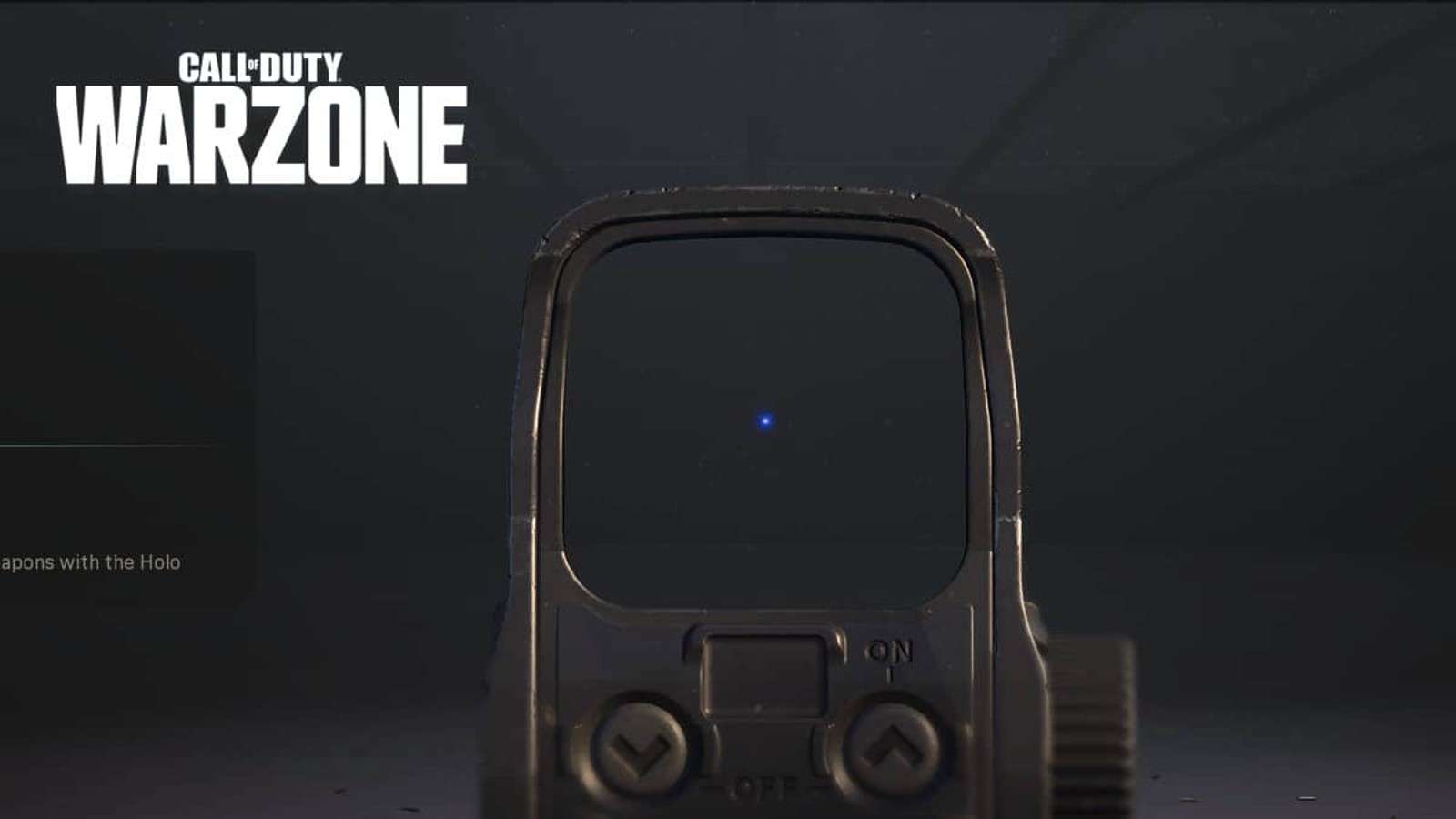 blue dot optic in Warzone