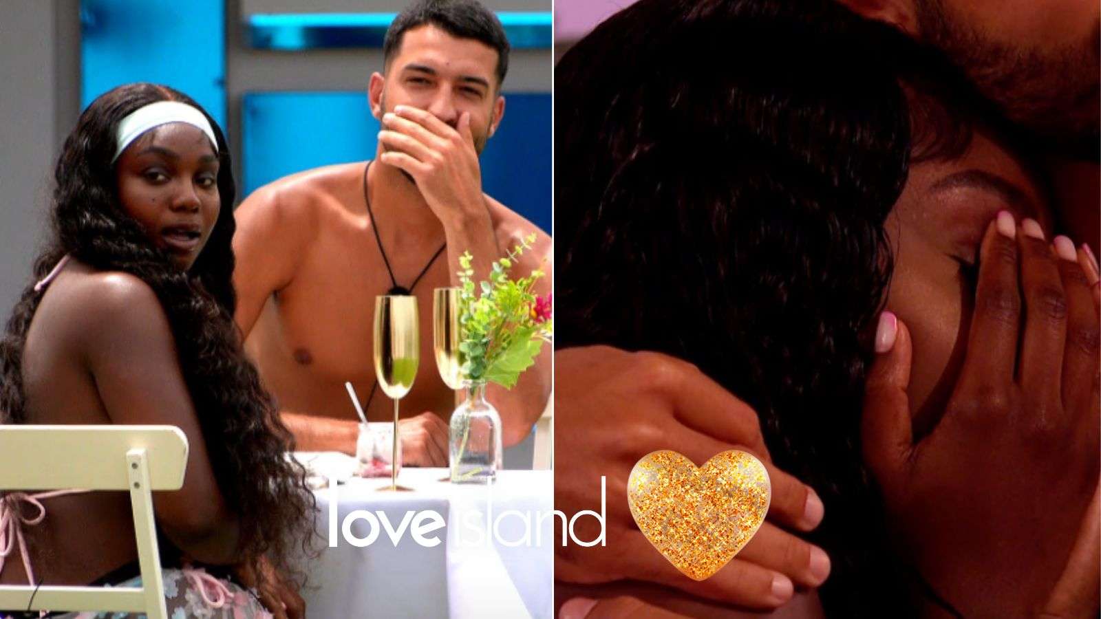 Mehdi and Whitney from Love Island