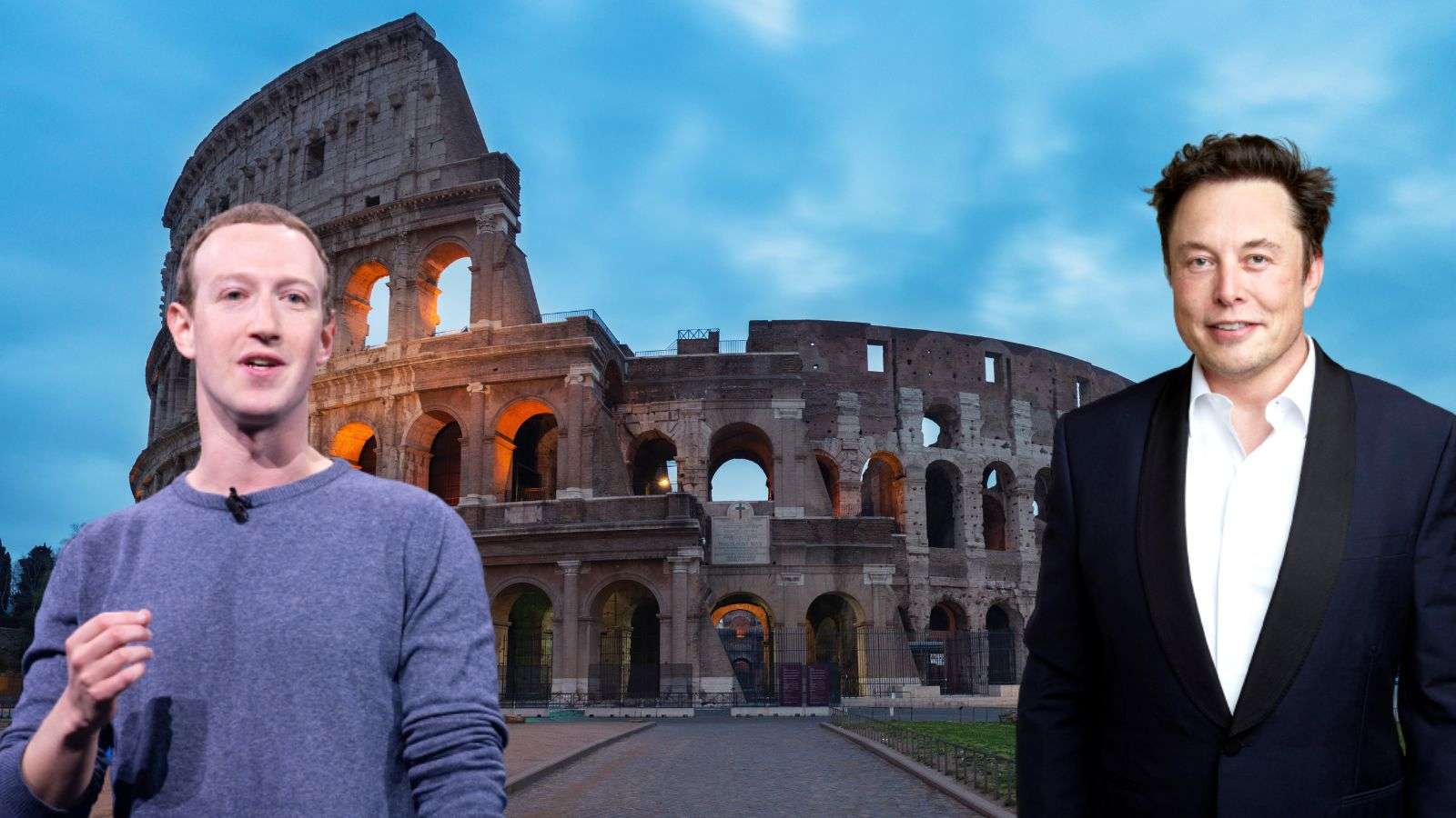 Mark Zuckerberg and Elon Musk fight Colosseum