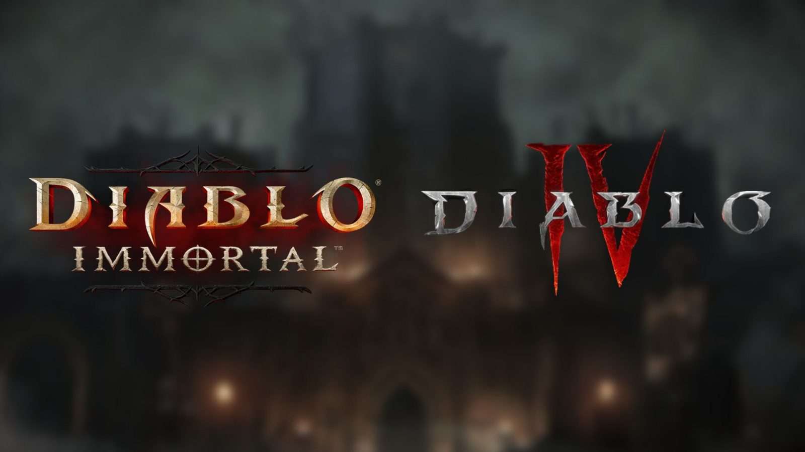 diablo 4 and diablo immortal logo