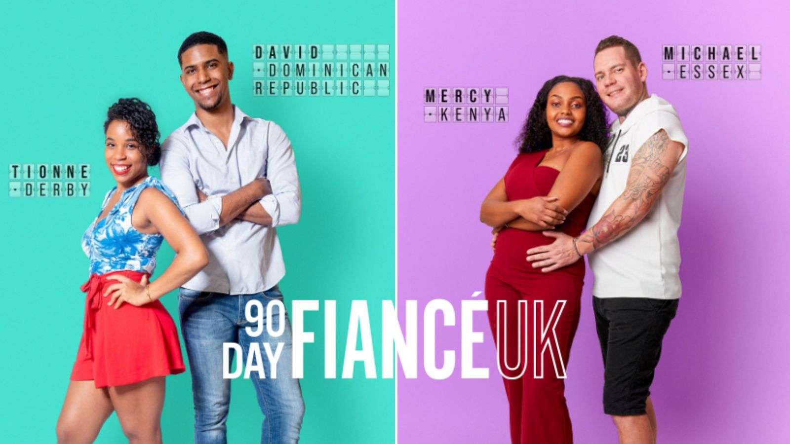 Tionne, David, Mercy, and Michael from 90 Day Fiancé UK