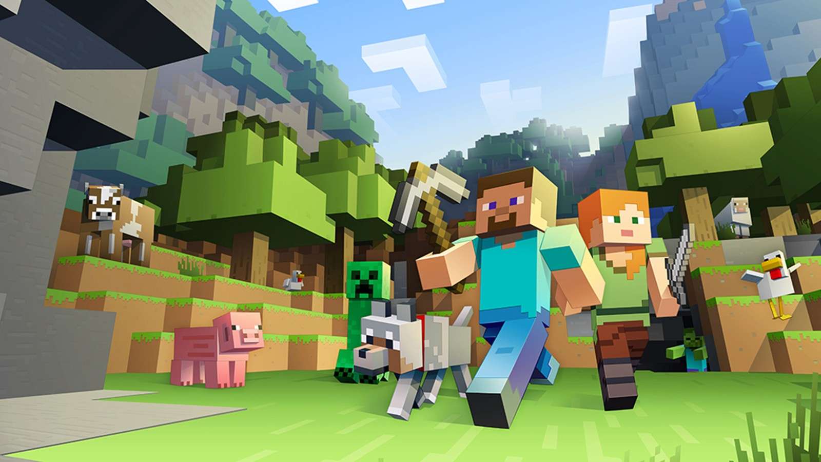 An image of Minecraft characters.