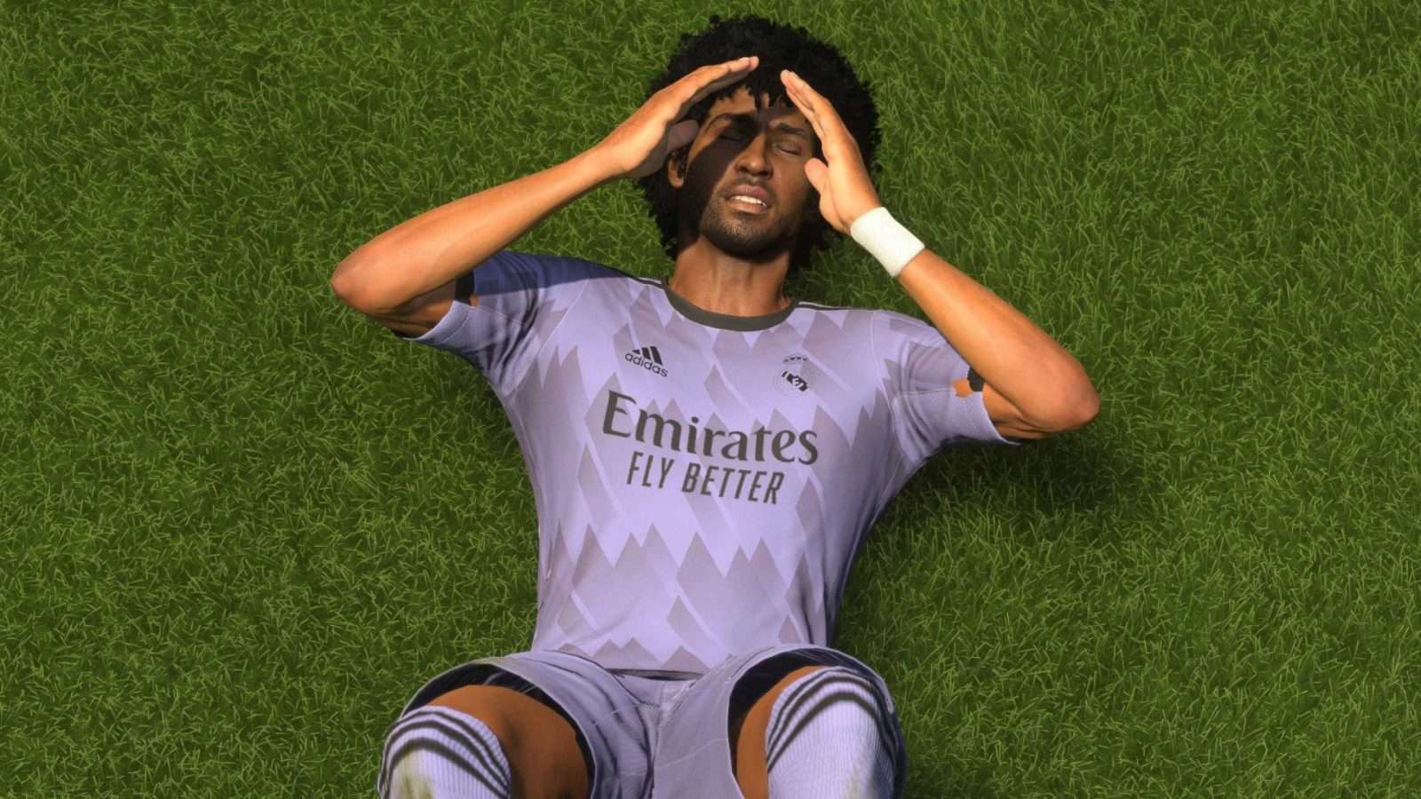 real madrid player on ground in ea fc 24