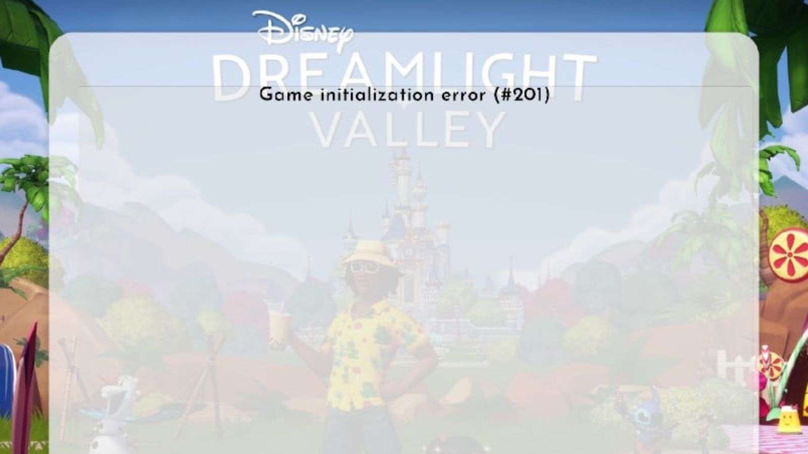 Disney Dreamlight Valley 201 error