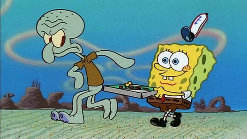 Spongebob pizza delivery episode