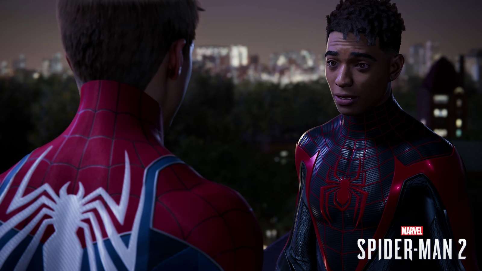 Miles and Peter in Spider-Man 2 PS5