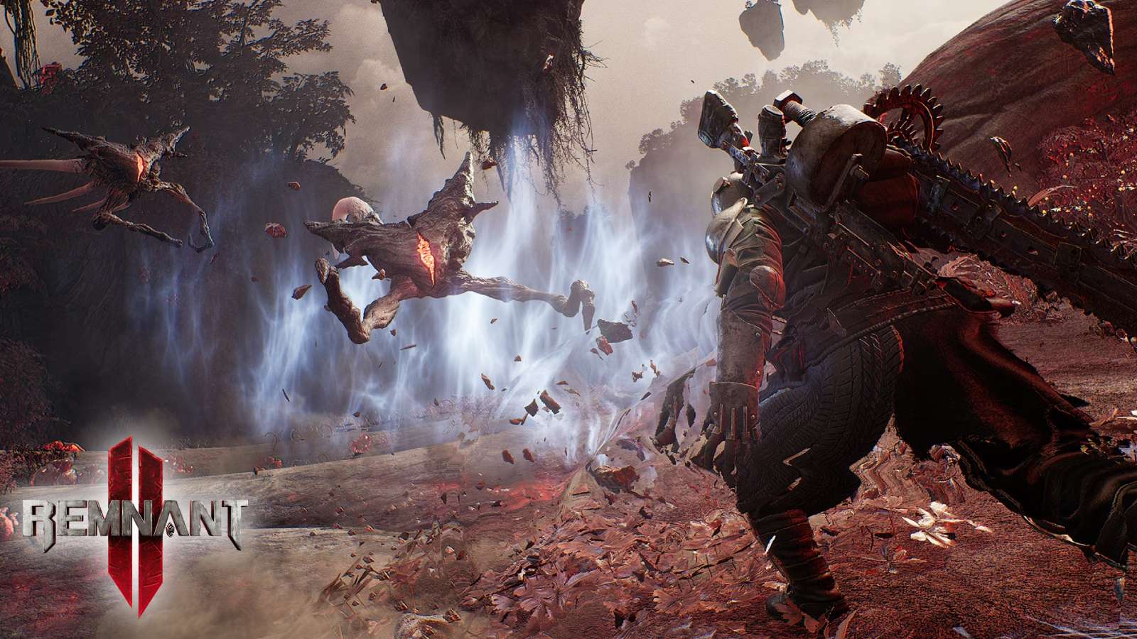 an image of a character fighting an enemy in Remnant 2