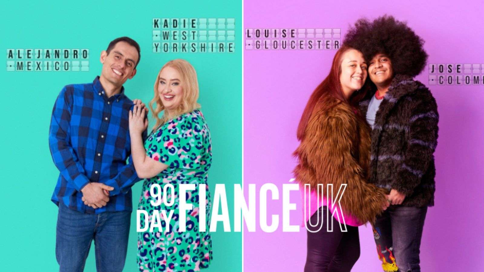 Alejandro, Kate, Jose, and Louise from 90 Day Fiancé UK Season 2