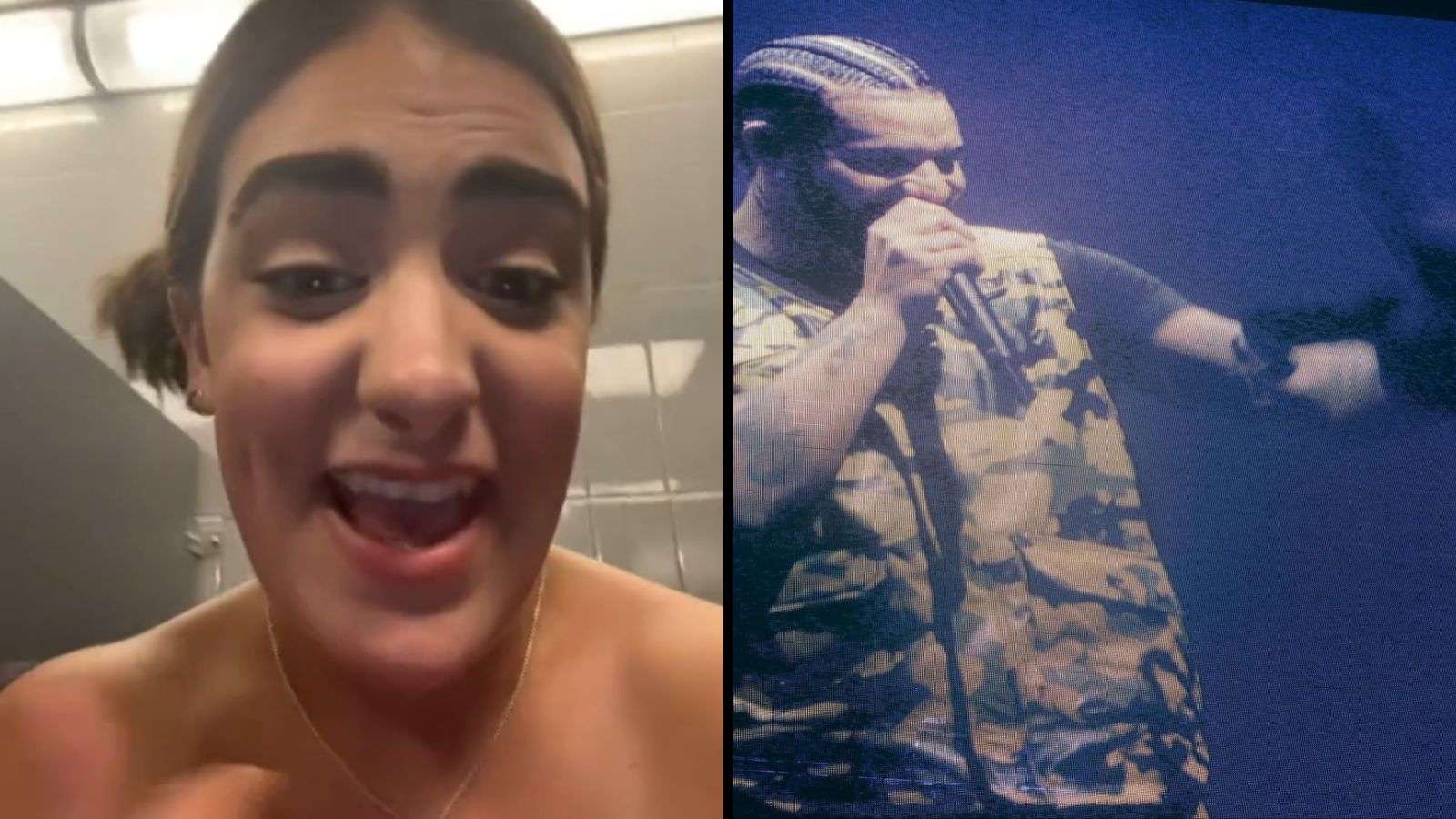 Drake fan who tossed 36G bra on stage will make content for
