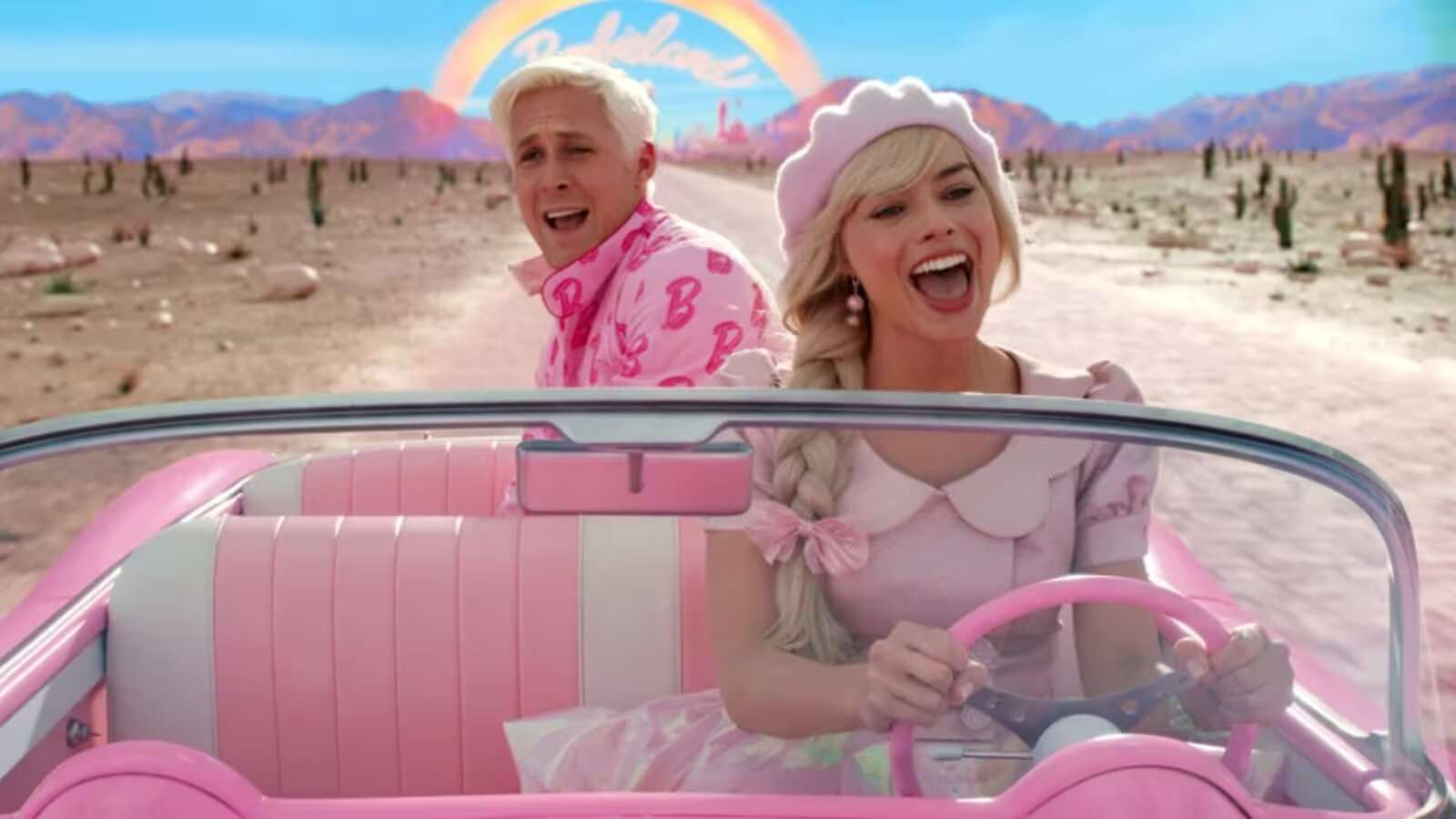 barbie and ken singing in car