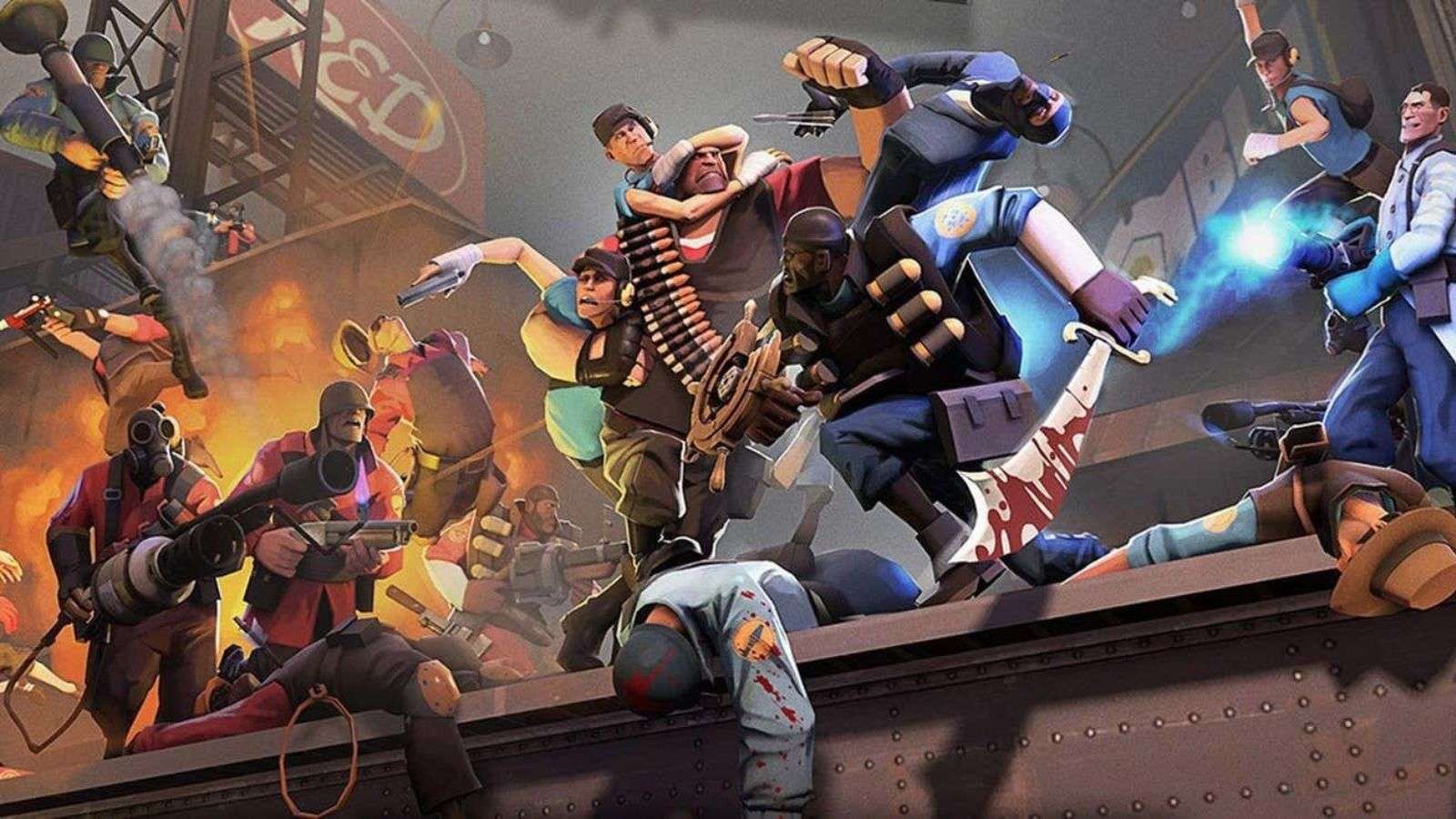 Valve Team Fortress 2 now has 100 player battles