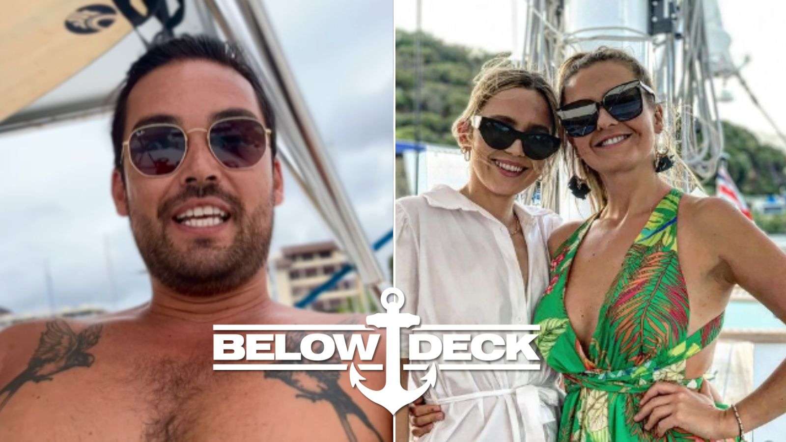 Colin, Ileisha, and Daisy from Below Deck Sailing Yacht