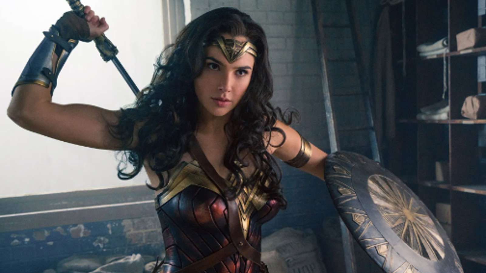 Gal Gadot as Wonder Woman in the DCEU movie Wonder Woman