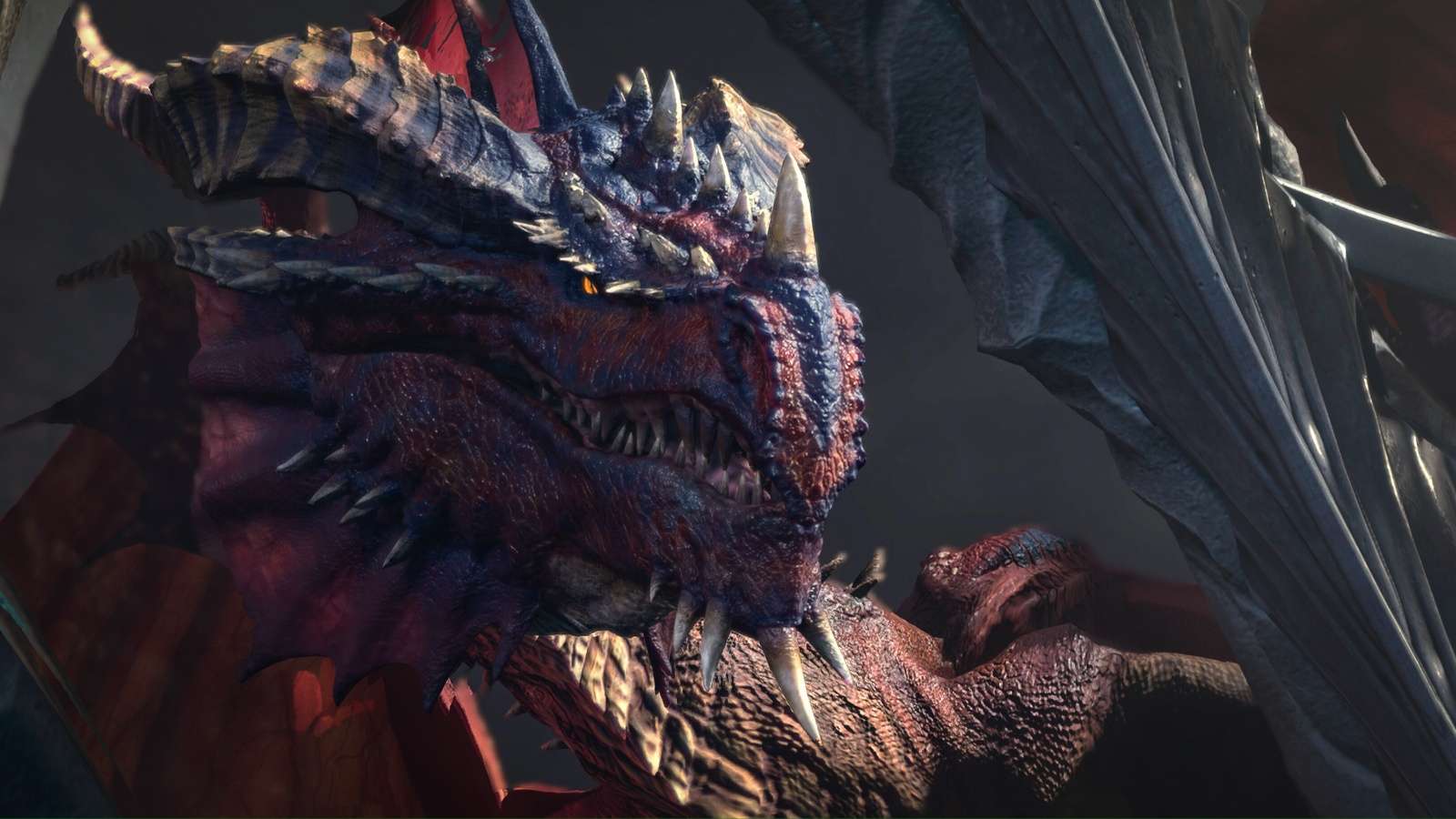 A screenshot of a dragon from Baldur's Gate 3