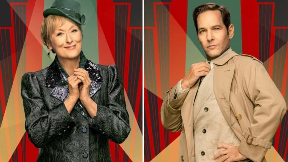 Meryl Streep and Paul Rudd in Only Murders in the Building.
