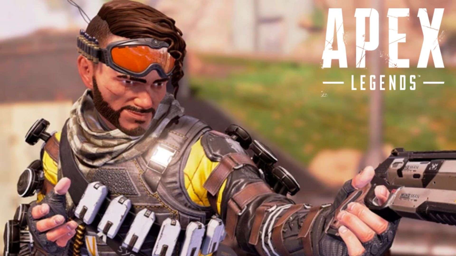 Mirage in Apex Legends aiming gun at enemy