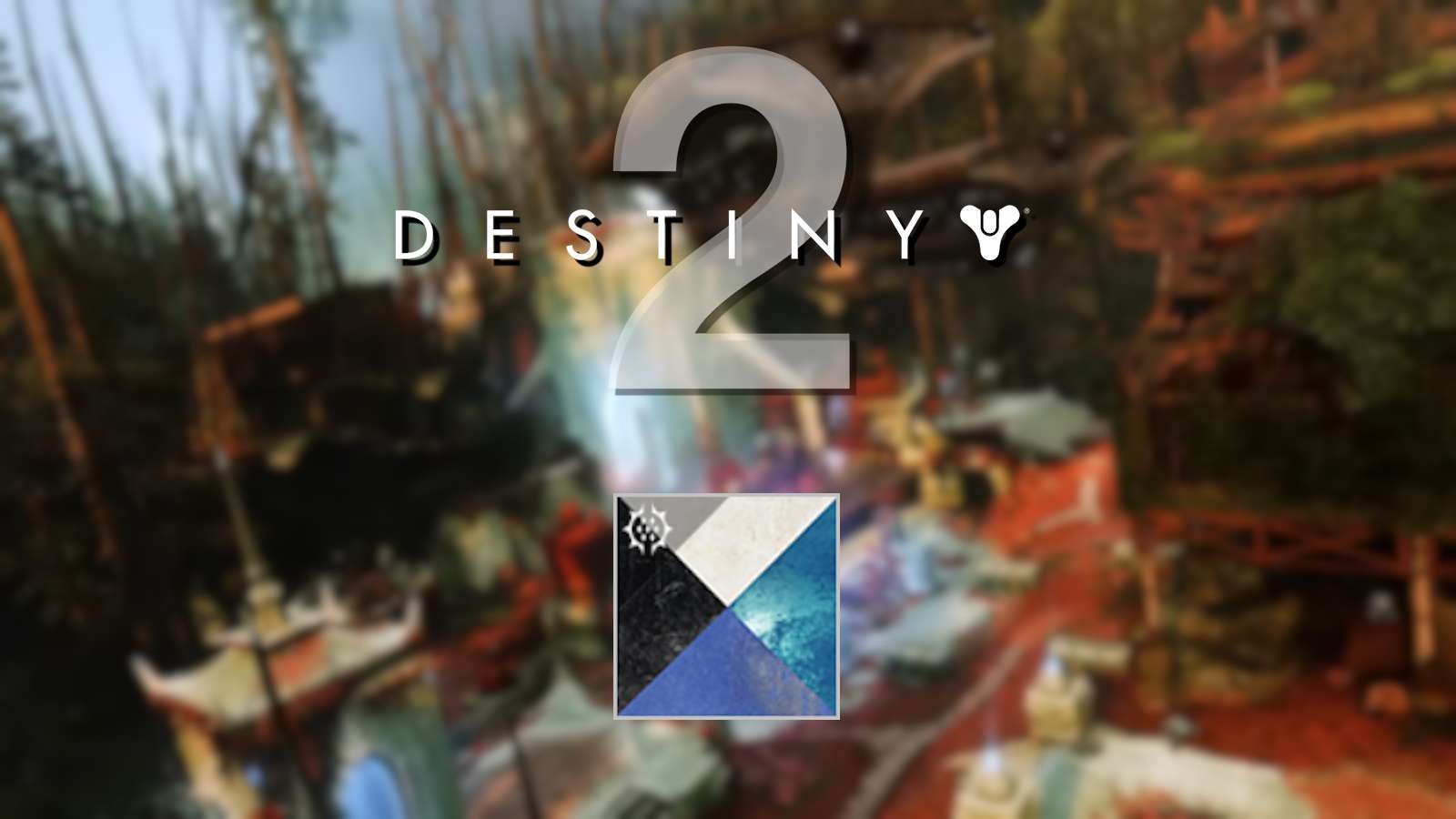 Destiny 2 logo in front of Season 18 trailer image with silver only Ego Malign shader in foreground.
