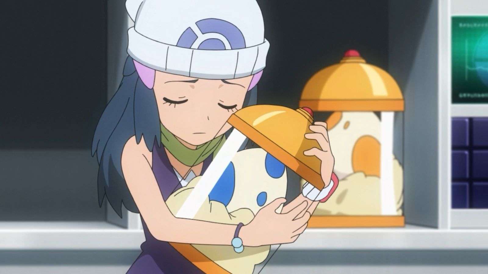 pokemon anime dawn hugging egg header