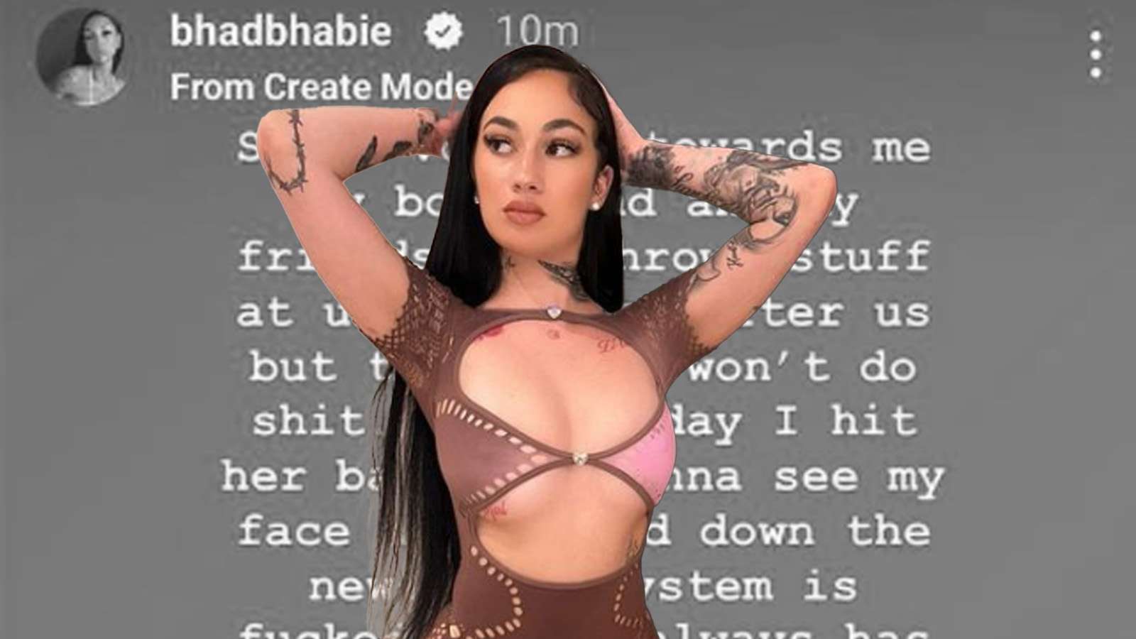 Bhad Bhabie claims she lives in fear of her mother in alarming Instagram post