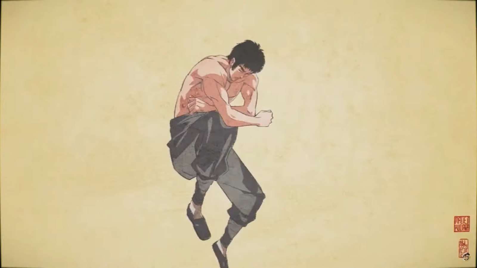An image of Bruce Lee anime