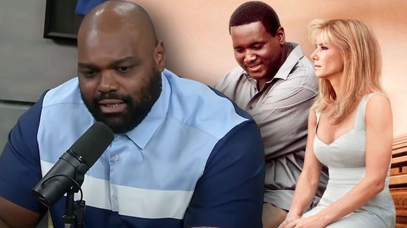 Michael Oher and the cast of The Blind Side movie