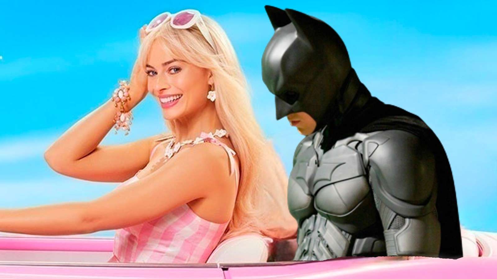 The poster for Barbie and Batman from The Dark Knight