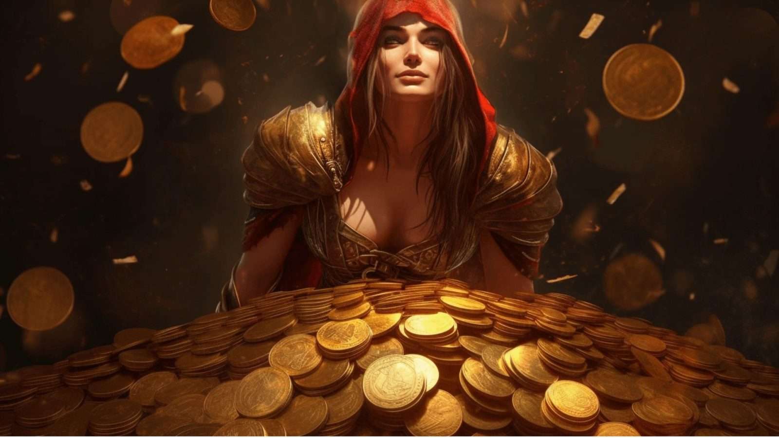 diablo 4 character with lots of gold