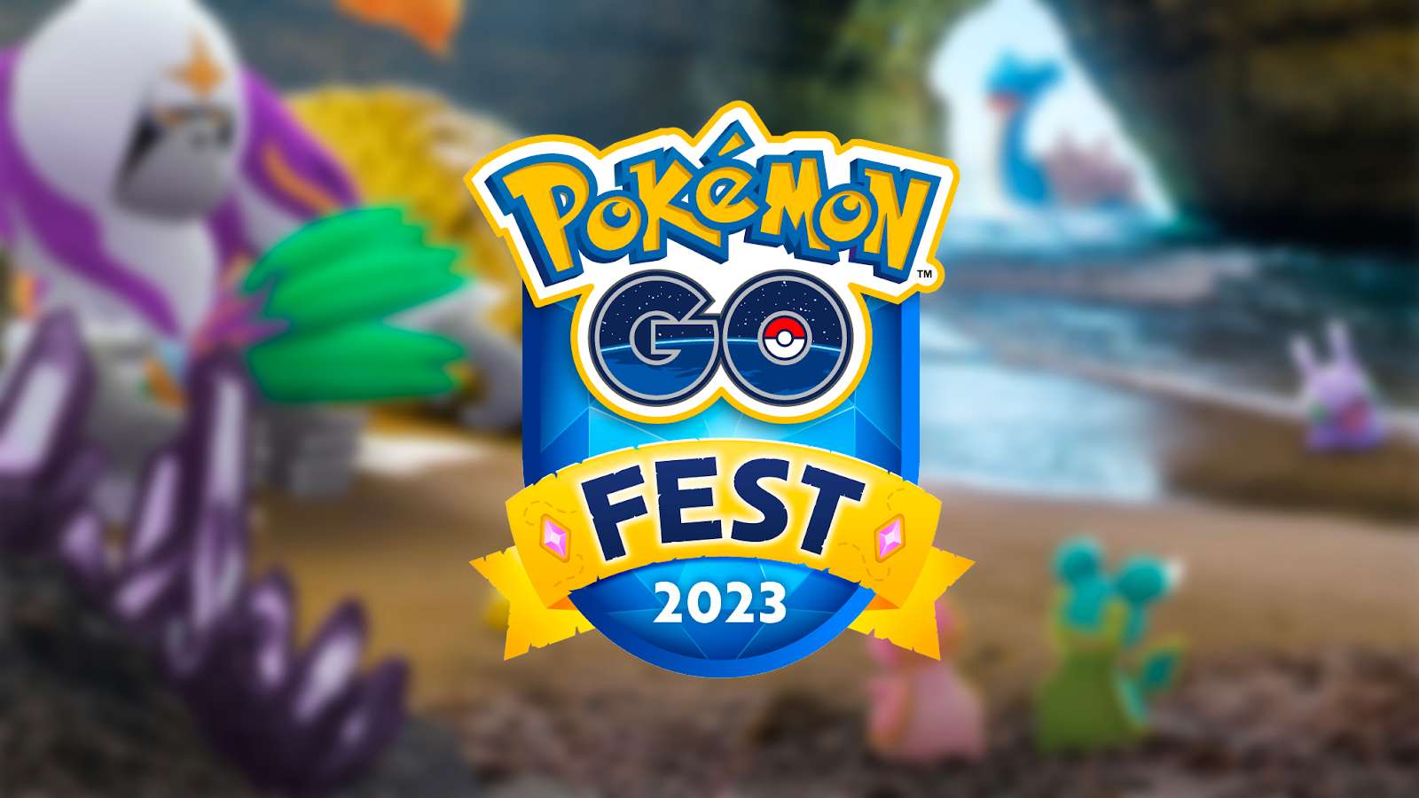 The logo for Pokemon Go Fest 2023 Global