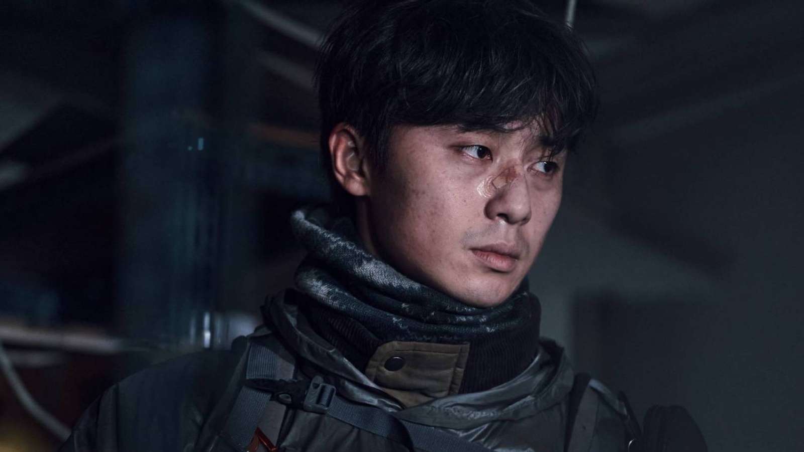 Park Seo-joon stars as Min-seong in the disaster-thriller movie Concrete Utopia.